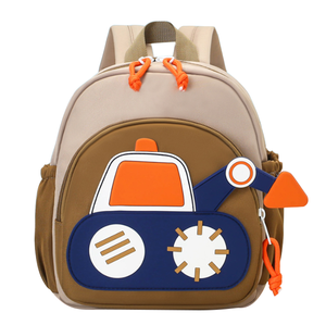 Logo personalizzato grande capacità bambino cartone animato auto <span class=keywords><strong>asilo</strong></span> zaino leggero scuola studente borsa. - Product Image 2