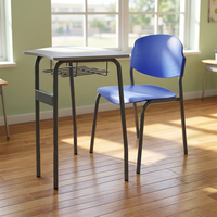 Meubles scolaires brésiliens, table et chaise pour étudiants, ensemble bureau et chaise pour salle de classe