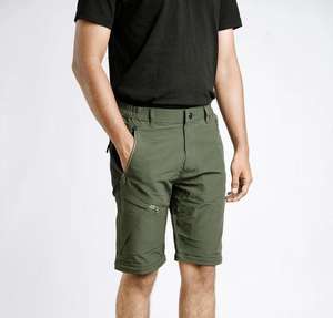 Vente chaude de pantalons de trekking convertibles pour hommes avec pantalons <span class=keywords><strong>d</strong></span>étachables à shorts pantalons Softshell respirants pour la randonnée personnalisée - Product Image 2