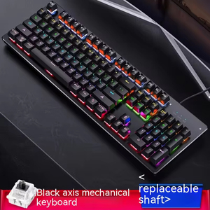คีย์บอร์ดเกมมิ่งแบบมีสาย Green Axis RGB Backlit ดีไซน์ตามหลักสรีรศาสตร์และปรับเปลี่ยนได้ พร้อมดีไซน์ที่สะดวกสบายสำหรับผู้เล่น - Product Image 5