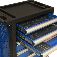 Equipo Profesional para Taller, Sistema de Almacenamiento de Herramientas Metálicas, Gabinete de Almacenamiento Móvil, Duradero, con 6 Cajones, Antipolvo, OEM/ODM