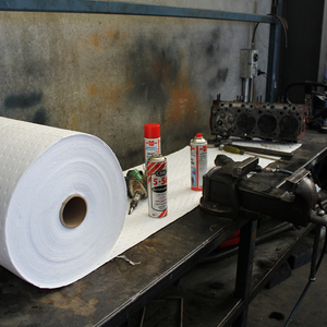 Rollo absorbente <span class=keywords><strong>de</strong></span> aceite y combustible <span class=keywords><strong>de</strong></span> polipropileno industrial 100% para <span class=keywords><strong>limpieza</strong></span> <span class=keywords><strong>de</strong></span> lugares <span class=keywords><strong>de</strong></span> trabajo - Product Image 6