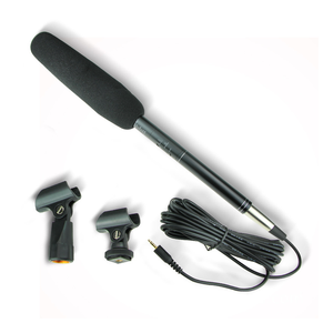 Professional Reporter <strong>Interview</strong> Microphone Wired Microphone Uni-directional Capacitive MIC Black DSLR Camera Wireless Family Ktv - Product Image 6