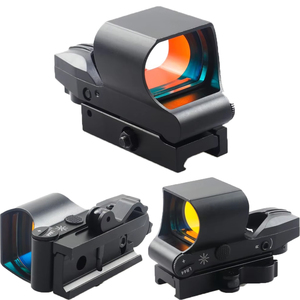 Mira Telescópica Roja Multifuncional con Punto Verde, <span class=keywords><strong>4</strong></span> Patrones, Soporte de Desmontaje Rápido, Accesorios y Monturas para Miras - Product Image 1