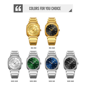 Reloj de Cuarzo Analógico de Lujo para Hombre, 3ATM Resistente al Agua, Luminoso, de Acero Inoxidable, con Esfera Texturizada de Alta Calidad, Logotipo Personalizado OEM - Product Image 2
