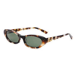 Nuovi Occhiali da Sole Ovali Retrò Trendy Fatti a Mano in Acetato, Lenti Polarizzate TAC di Alta Qualità con Gradiente UV400 per Unisex - Product Image 4