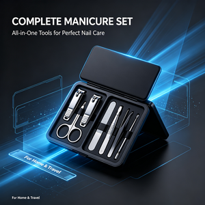 <b>Nail</b> Clipper Manicure Set Stainless Steel Pedicure Grooming <b>Kit</b> For Fingernail Toenail Care - Product Image 5