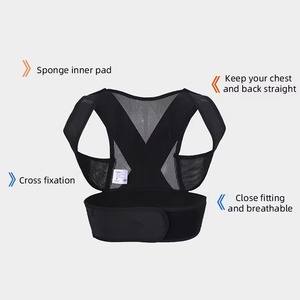 Aofit <span class=keywords><strong>Dos</strong></span> Orthèse Posture Correcteur Épaule Lisseur Réglable Plein <span class=keywords><strong>Dos</strong></span> Soutien Haut et Bas du <span class=keywords><strong>Dos</strong></span> Soulagement de la Douleur - Product Image 2