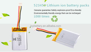Lithium-Lipo-Batterien LP-523450-1S-<span class=keywords><strong>3</strong></span> wiederauf lad baren Li-Ionen-Polymer-Akku <span class=keywords><strong>3</strong></span>.7v 950mAh - Product Image 4