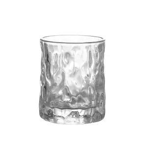 Wholesale Whisky Glass Cup Clear Drinking Beer steins Cup Milk Tea coffee juice Cup Hot selling water cocktail wine glass