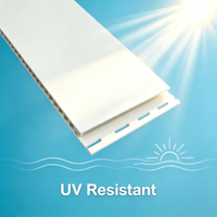 Panneau mural et de plafond en PVC imperméable, anti-moisissure, résistant à l'humidité, revêtement pour salle de bain, ferme, lavage de voitures, usage intérieur à forte humidité