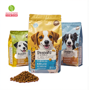 Sacs Mylar personnalisés 3.5 emballage avec boîte imprimée 3.5G découpés pour mon logo holographique vente en gros forme chien 20Lb sac de nourriture chaude pour animaux de compagnie - Product Image 1