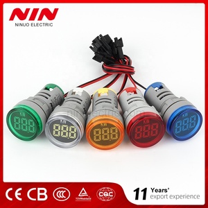 Compteur d'énergie numérique LED monophasé NIN 22mm AD101-22KW AC220V/380V avec affichage LED, compteur de puissance, compteur d'énergie, compteur de panneau 2% - Product Image 6