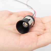 VJC IP44 Mini spot encastré ultra compact 17 mm, découpe de 17 mm, en aluminium, faible UGR, Nice Ever Beam Curve Micro Fixed Spot