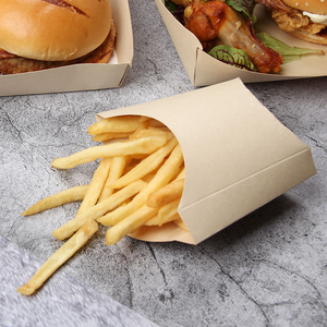 Cajas de Embalaje Personalizadas para Papas Fritas y Pollo, Caja de Comida Rápida para Llevar con Espacio para Palomitas de Maíz - Product Image 3