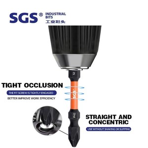 SGS Source Factory 6,35mm fuerte magnético S2 Material 65mm-150mm Destornillador <span class=keywords><strong>hexagonal</strong></span> destornillador de impacto de doble cabeza - Product Image 4