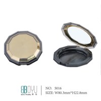 Récipient de poudre compact rond classique