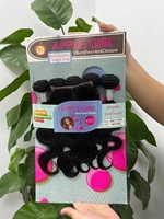 Sortie d'Usine Tissage Brésilien Cheveux Humains Fille Crépus Bouclés 5+1 P5/1 Support de Personnalisation
