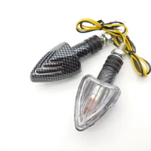 Lampu Sein Sepeda Motor 12V Halogen, Lampu Indikator untuk Sepeda Motor