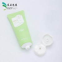 Tube cosmétique vide en PE de 40 mm avec bouchon à vis, impression de logo personnalisée pour lait nettoyant et gel lavant pour le visage, vente en gros