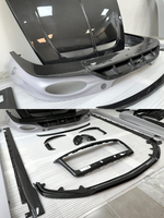 BentleyFlying Spur M Style Dry Carbon Fiber BodyKit Auto Parts Lèvre avant Jupe latérale Lèvre arrière Aile arrière Couvercle de moteur pour Bentley