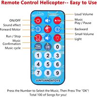 Avion télécommandé infrarouge avec lumières et musique, jouet volant pour enfants de 3 ans et plus, cadeau d'anniversaire pour garçons et filles