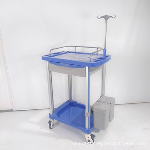 Medical <b>Storage</b> <b>Cart</b> Stainless Steel Rectangle Multifunctional With Drawers And Wheels For Hospital Use - Product Image 4