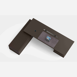 Meubles de bureau pour PDG, bureau de direction en forme de L, bureau d'angle pour directeur, bureau de chef de direction, bureau de gestionnaire - Product Image 6