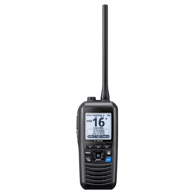 IC-M94 IC-M94DE VHF Radio  Handheld Marine Radio with DSC GPS and AIS Receiver Walkie Talkie Long Range Two Way Radio