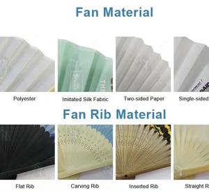 2023 New Arrival Customized Bamboo Hand Fans Carved Decoration Traditional Classic Styles Featuring Angel Advertising Motifs - Product Image 5