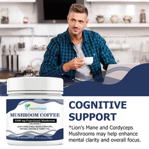 High Quality Mushroom Coffee with Total Fat May Help Enhance Mental Clarity and Overall Focus Support Immune and Stress Relief - Product Image 6