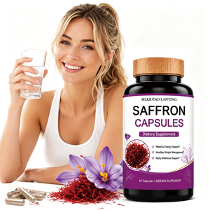 Capsules de Safran Complément Alimentaire Marque Privée OEM ODM Supplément Herbal pour le Bien-être Quotidien des Adultes - Product Image 1