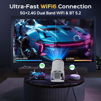 Los más nuevos proyectores HY300 Pro Smart Tv Android al aire libre LED Home Cinema proyector de teléfono móvil 4K Full Hd Mini Proyector portátil