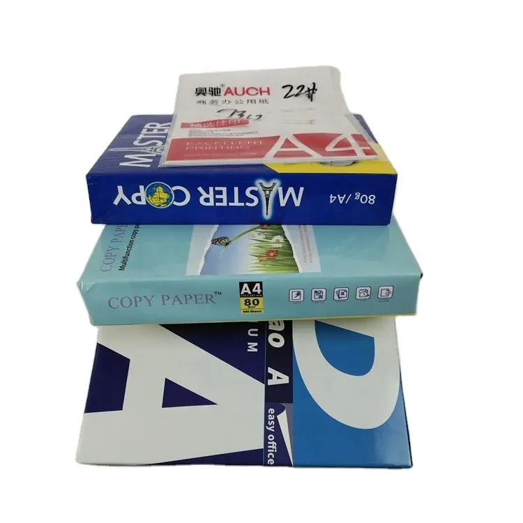 White A4 Copy Paper 80GSM With Best Quality For Printing A4 Paper