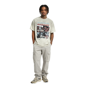 Camisetas <span class=keywords><strong>de</strong></span> Hombre y Mujer <span class=keywords><strong>de</strong></span> Alta Calidad, Estilo Punk Oscuro, Lavado Desgastado, con Gráficos Personalizados - Product Image 1