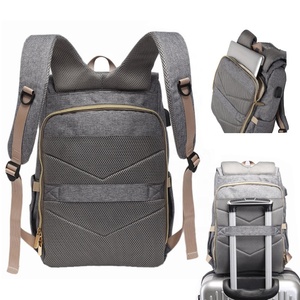 <span class=keywords><strong>Sac</strong></span> à <span class=keywords><strong>dos</strong></span> pour bébé imperméable de grande capacité pour les mamans, les femmes, <span class=keywords><strong>sac</strong></span> à <span class=keywords><strong>langer</strong></span>, <span class=keywords><strong>sac</strong></span> à main pour hommes, sacs à <span class=keywords><strong>dos</strong></span> avec compartiment pour ordinateur portable USB - Product Image 4