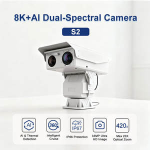 S2 8K 듀얼 스펙트럼 PTZ 카메라, AI 33MP 4/<span class=keywords><strong>3</strong></span> "CMOS + 640512 열 센서 105mm IR 렌즈 - Product Image 2