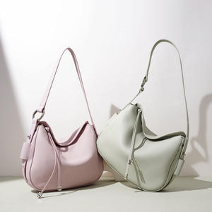 Bolso de Mano Casual de Cuero Genuino de Alta Gama para Viajes Diarios, Ligero, de un Solo Hombro, con Cierre de Cremallera para Mujer - Product Image 2