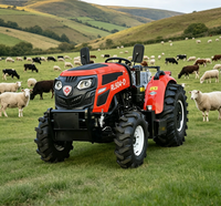 Tracteurs compacts de type mini-tracteur Kubota 4x4 à petites roues pour l'agriculture, tracteurs multifonctionnels