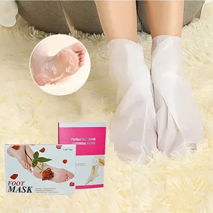 Masker pengelupas kaki penghilang kulit mati kaus kaki silikon dewasa kaus kaki perawatan kaki penghilang kalus Gel kualitas tinggi di bawah kaki