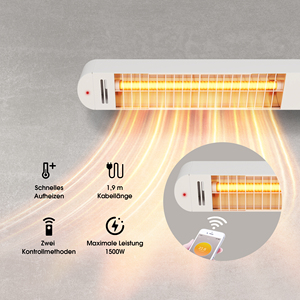 Calentador Lineal de 1600W, Calefacción Infrarroja de Pared y Techo, <span class=keywords><strong>Termostato</strong></span> WiFi, Directo de Fábrica para Hogar y Comercio - Product Image 5