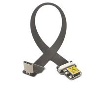 Câble de charge de données USB de type C mâle femelle à mini USB 5P mâle femelle angulaire FPV FPC pour tablette appareil photo