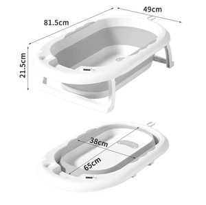 Juego de <span class=keywords><strong>6</strong></span> bañeras plegables <span class=keywords><strong>para</strong></span> bebés con termómetro real y soporte de baño <span class=keywords><strong>para</strong></span> niños, 5 cajas de colores en 1 caja de cartón marrón - Product Image 4