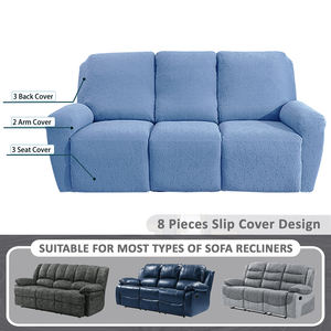 <span class=keywords><strong>Funda</strong></span> de Sofá Elástica Jacquard con Diseño Geométrico, Color Liso, Decoración del Hogar, Estilo Americano, Cuatro Estaciones, Cómoda, Lavable a Máquina - Product Image 3