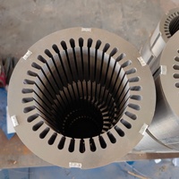 Moteur à induction CC sans balais Rentai AC, noyau de laminage en acier au silicium, taille d'arbre de 21 mm, longueur personnalisable, couvercle de moteur