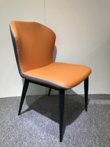 Ensemble de Table de salle à manger <span class=keywords><strong>Orange</strong></span>, Set moderne, avec <span class=keywords><strong>chaise</strong></span>, pour la maison, - Product Image 5