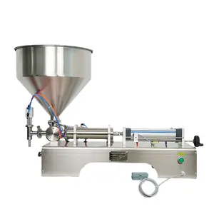 5-150ml/ 30-500ml /60-1000ml Semi-automatic Paraffin Wax Cream Heating Mixing Constant Temperature Hot Filling Machine