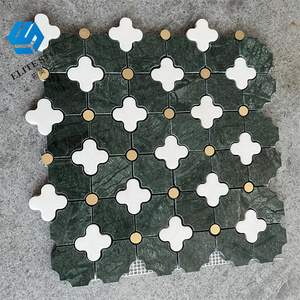 Tuile de mosaïque en marbre blanc de pierre naturelle de fleur d'art de bon <span class=keywords><strong>prix</strong></span> - Product Image 5