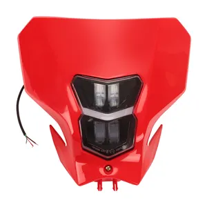 Wholesale Universal LED Headlight For Dirt Bike CRF and KTM Motocross White Light Headlamp other motorcycle accessories