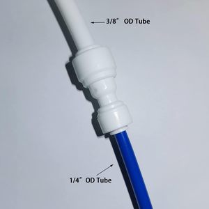 Unión reductora de 1/4 a 3/8 OD, conexión rápida recta a presión para tubo de agua, accesorio para sistema de ósmosis inversa, purificador y filtro. - Product Image 6